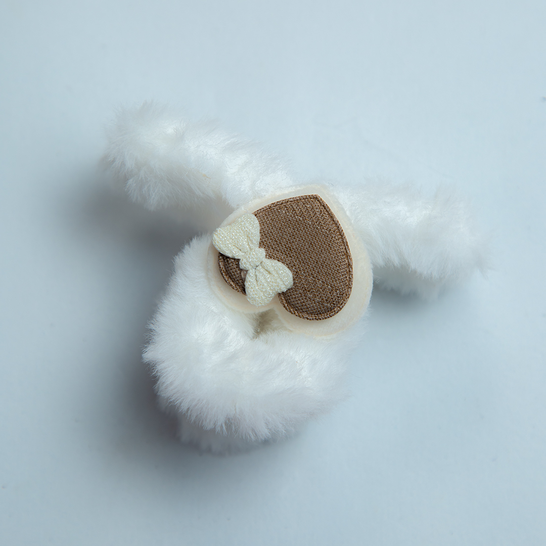 Cute Heart Fluffy Hair Clip