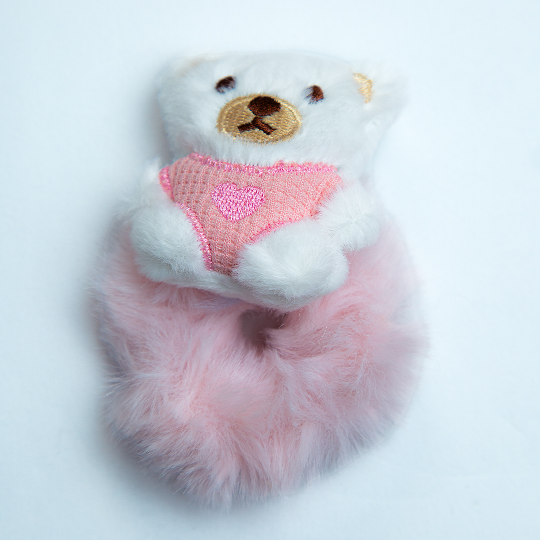 Cute Bear Flufffy Hair Bool