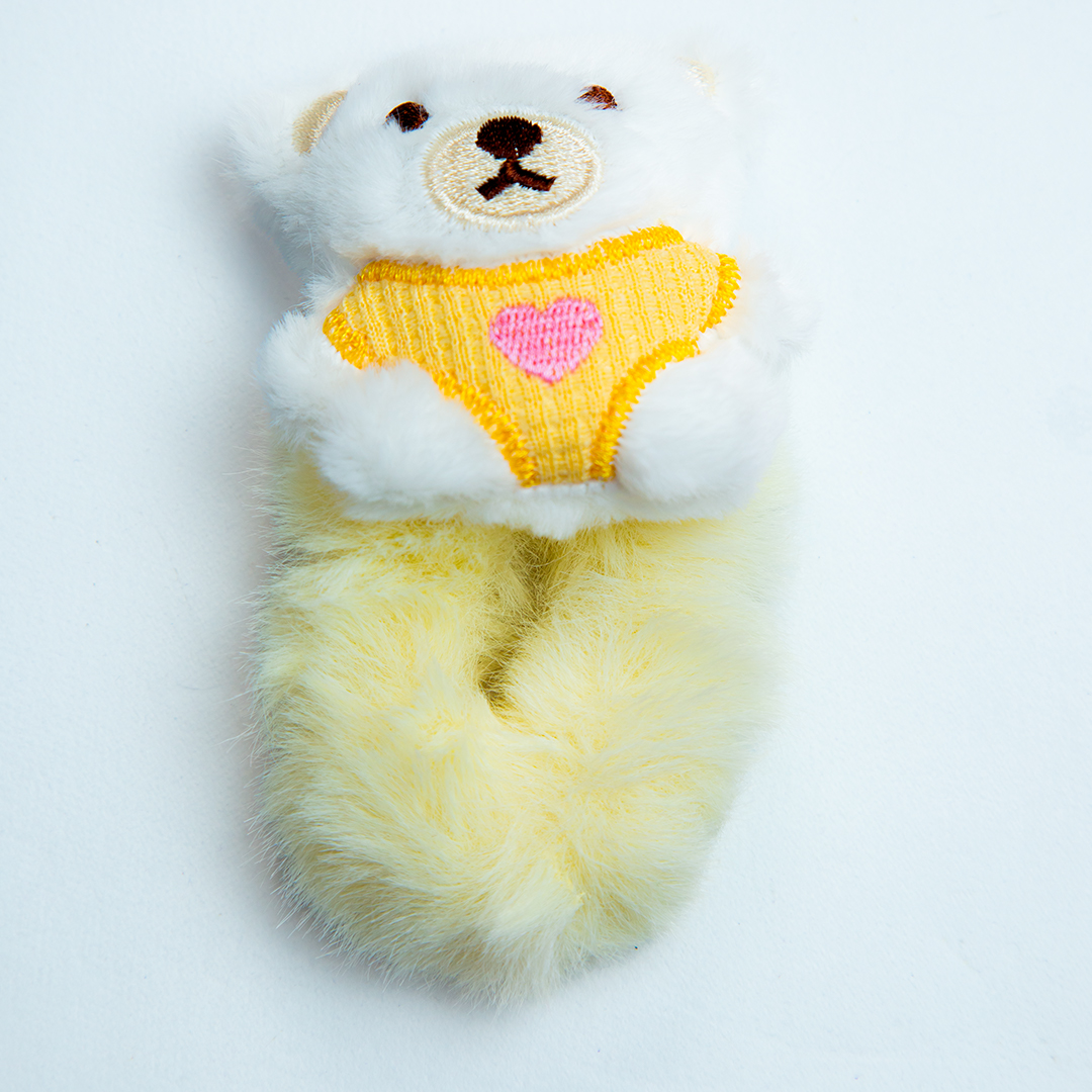 Cute Bear Flufffy Hair Bool
