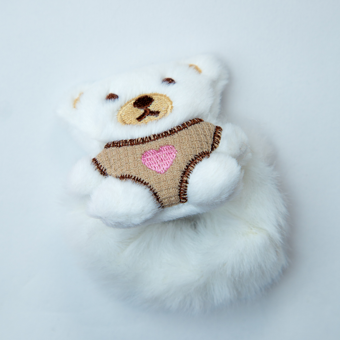 Cute Bear Flufffy Hair Bool