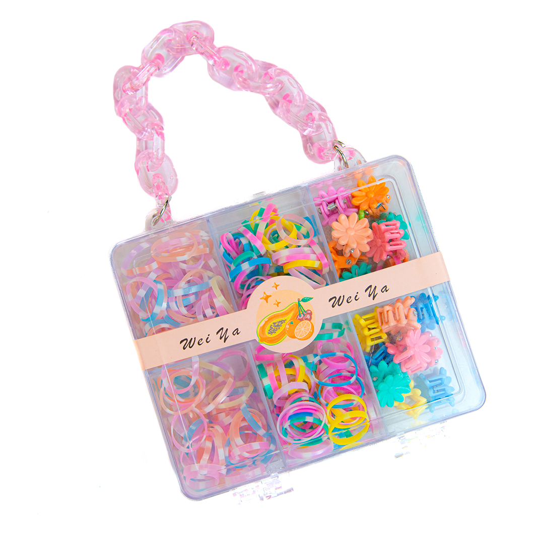 Hair Bool & Clips Cute Bag (D- 1110)