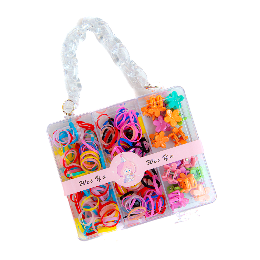 Hair Bool & Clips Cute Bag (D- 1110)