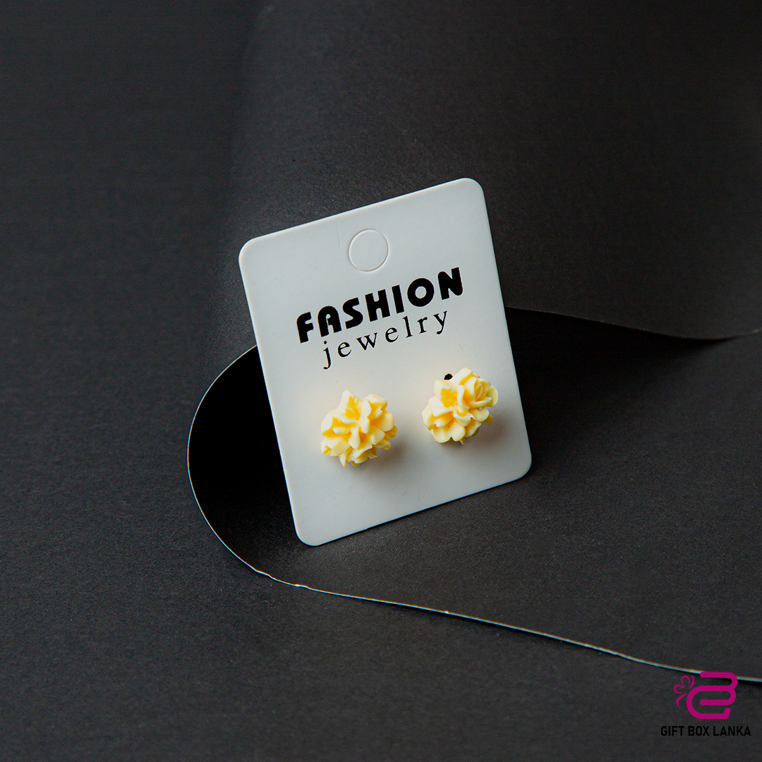 Rose Flower Earrings (D- 134)