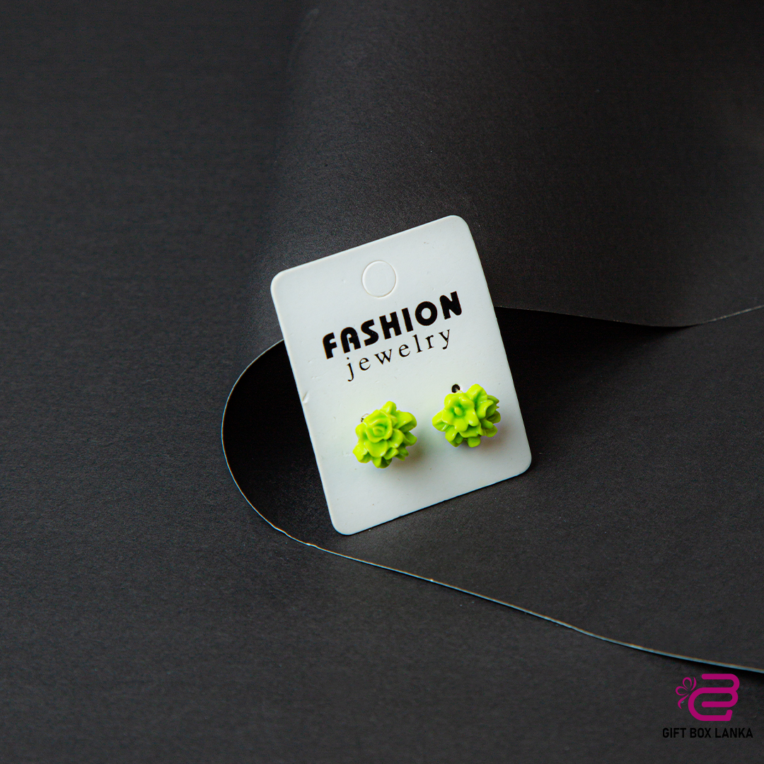 Rose Flower Earrings (D- 134)