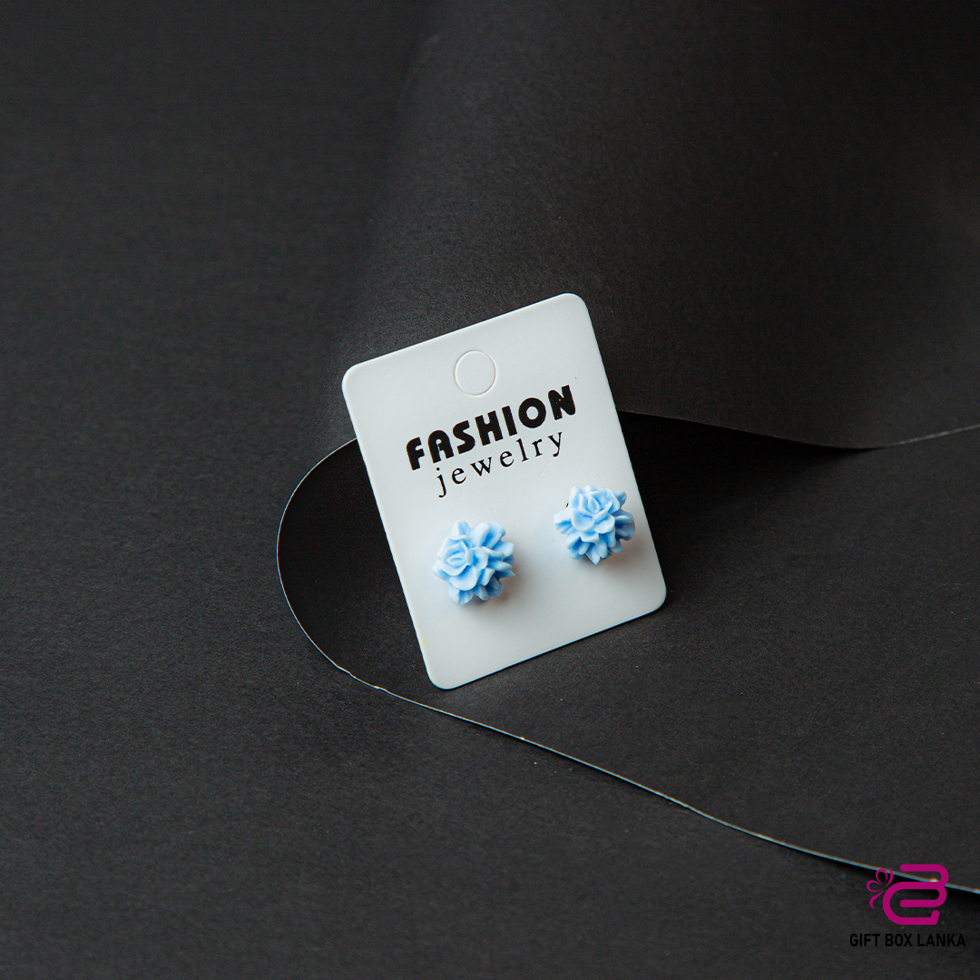Rose Flower Earrings (D- 134)