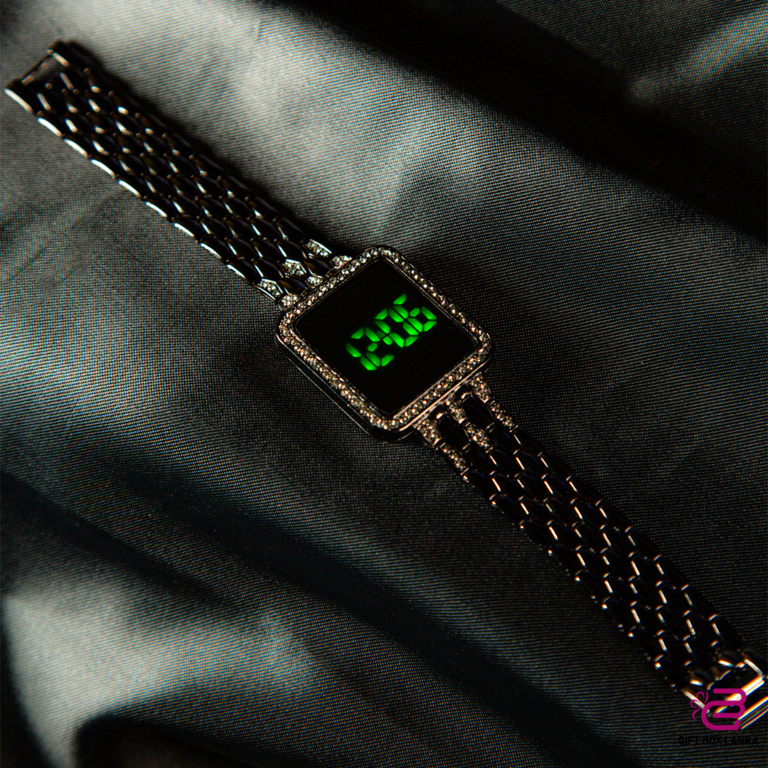 Cute Stone LED Women Watch - (D- 1262)