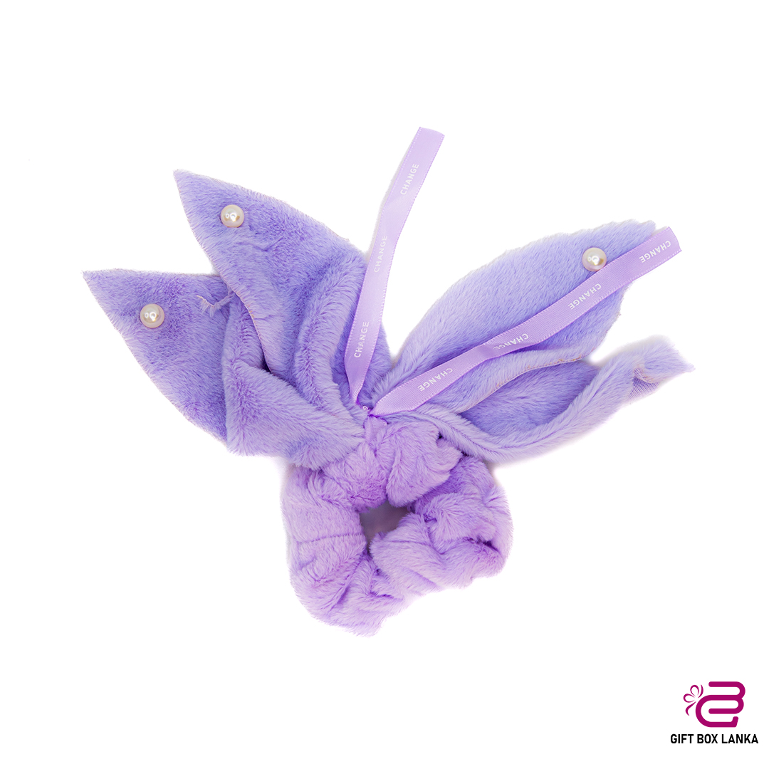 Fluffy Bow Cute Scrunchy (D- 1268)