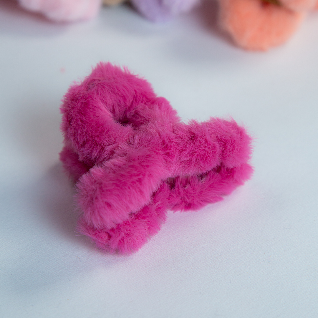 Cute Fluffy Hair Clips (D- 896)