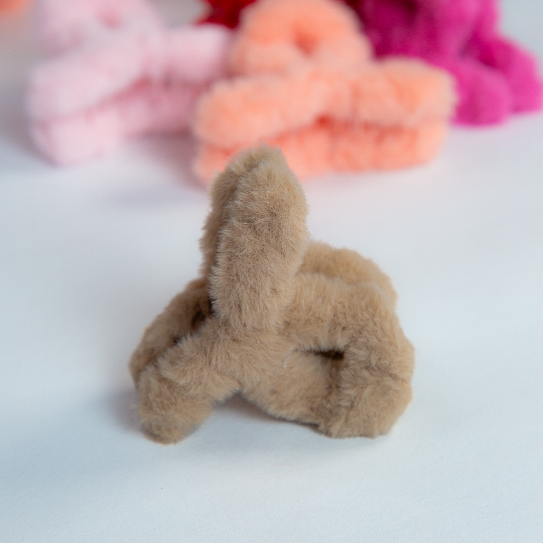 Cute Fluffy Hair Clips (D- 896)