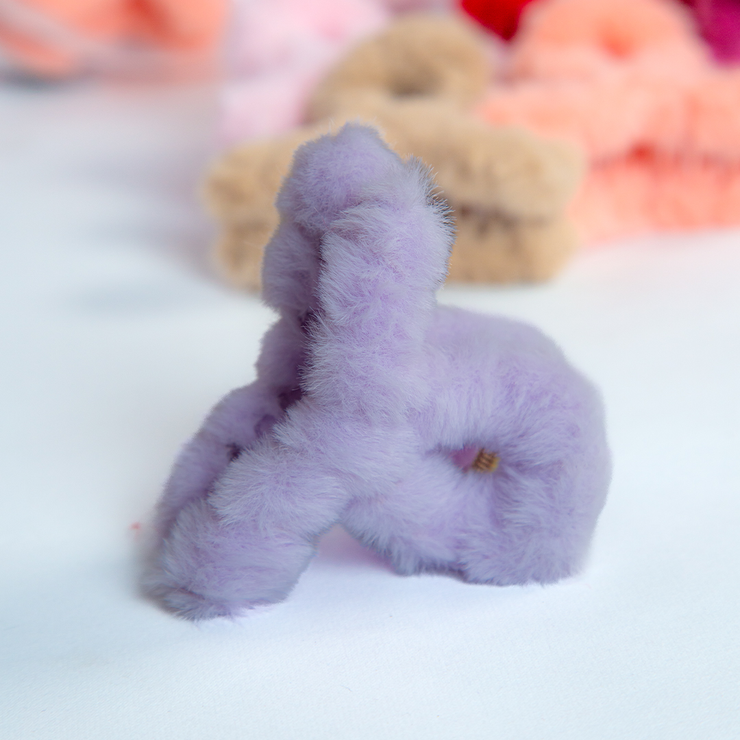 Cute Fluffy Hair Clips (D- 896)