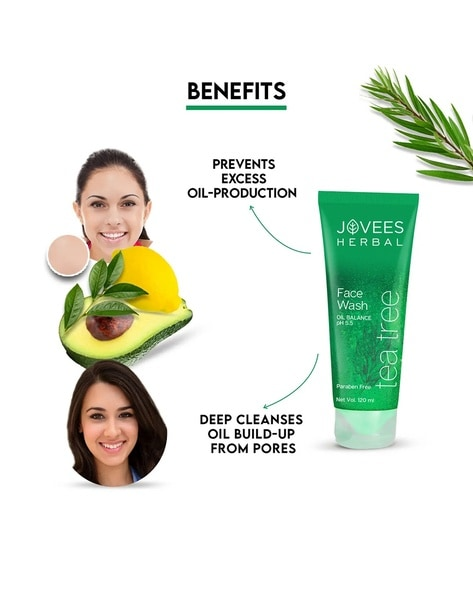Jovees Tea Tree Oil Control Face Wash -120ml