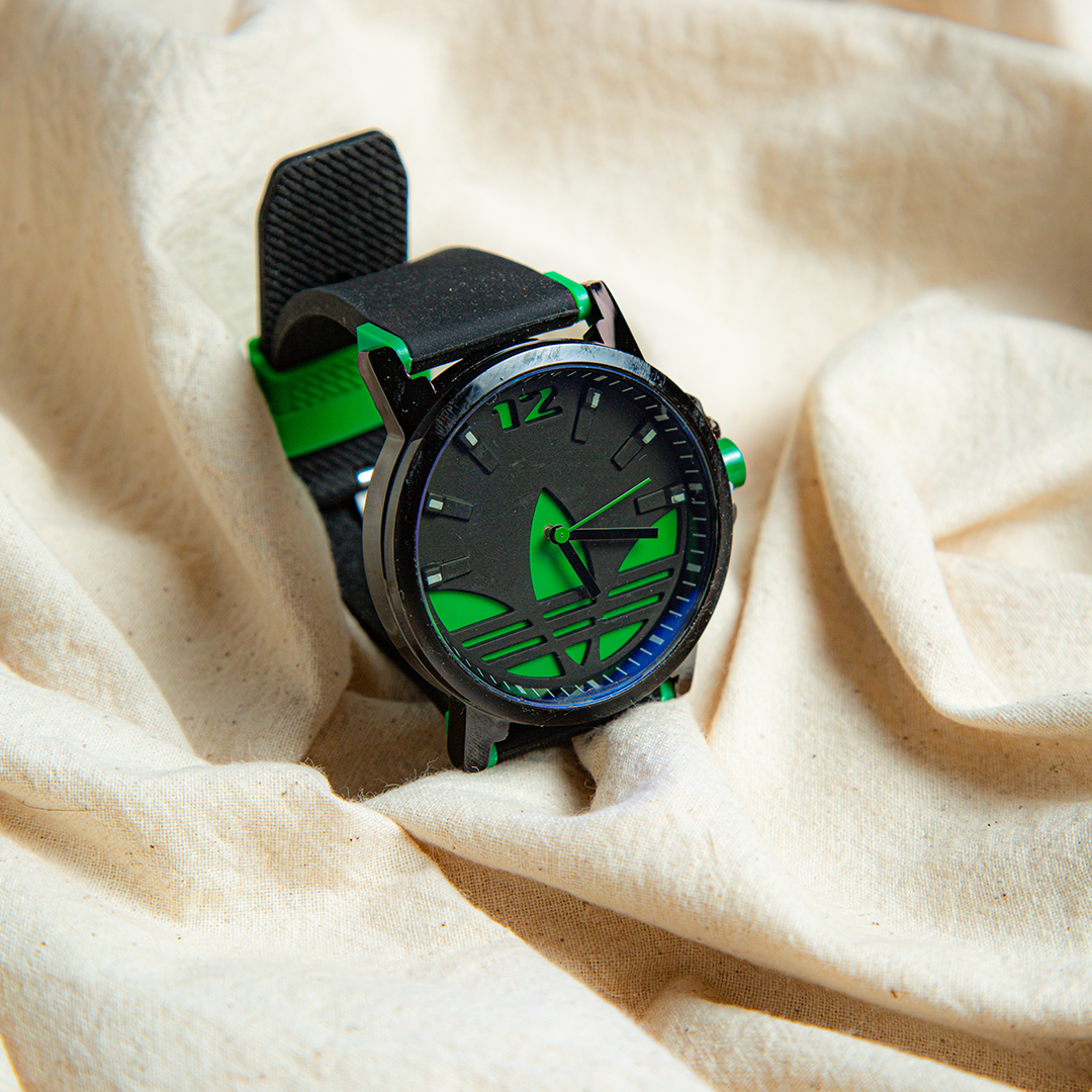 Adidas Green Men Watch (D- 650)