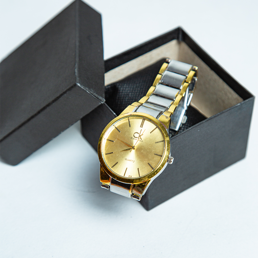 CK Gold & Silver Men Watch (D- 684)