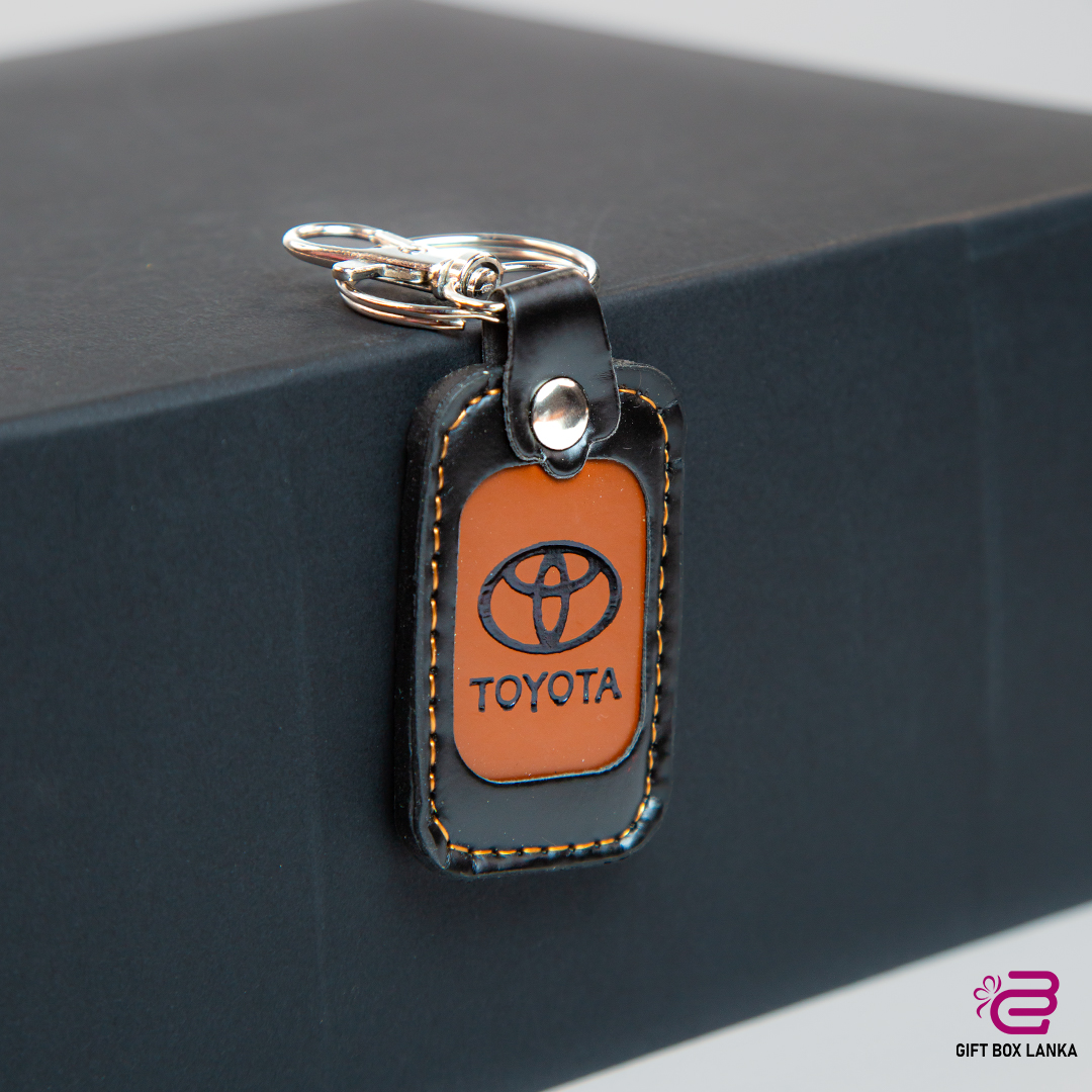 Quality Leather Vehical Keytag -TOYOTA