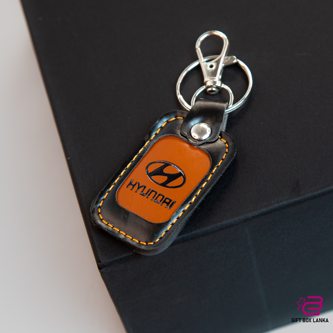 Quality Leather Vehical Keytag -HYUNDAI