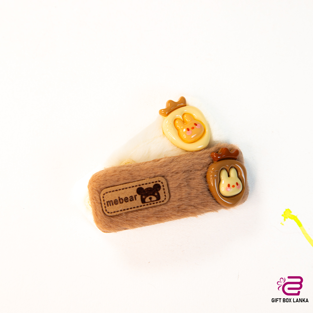 Cute Fluffy Hair Clips (D- 758)