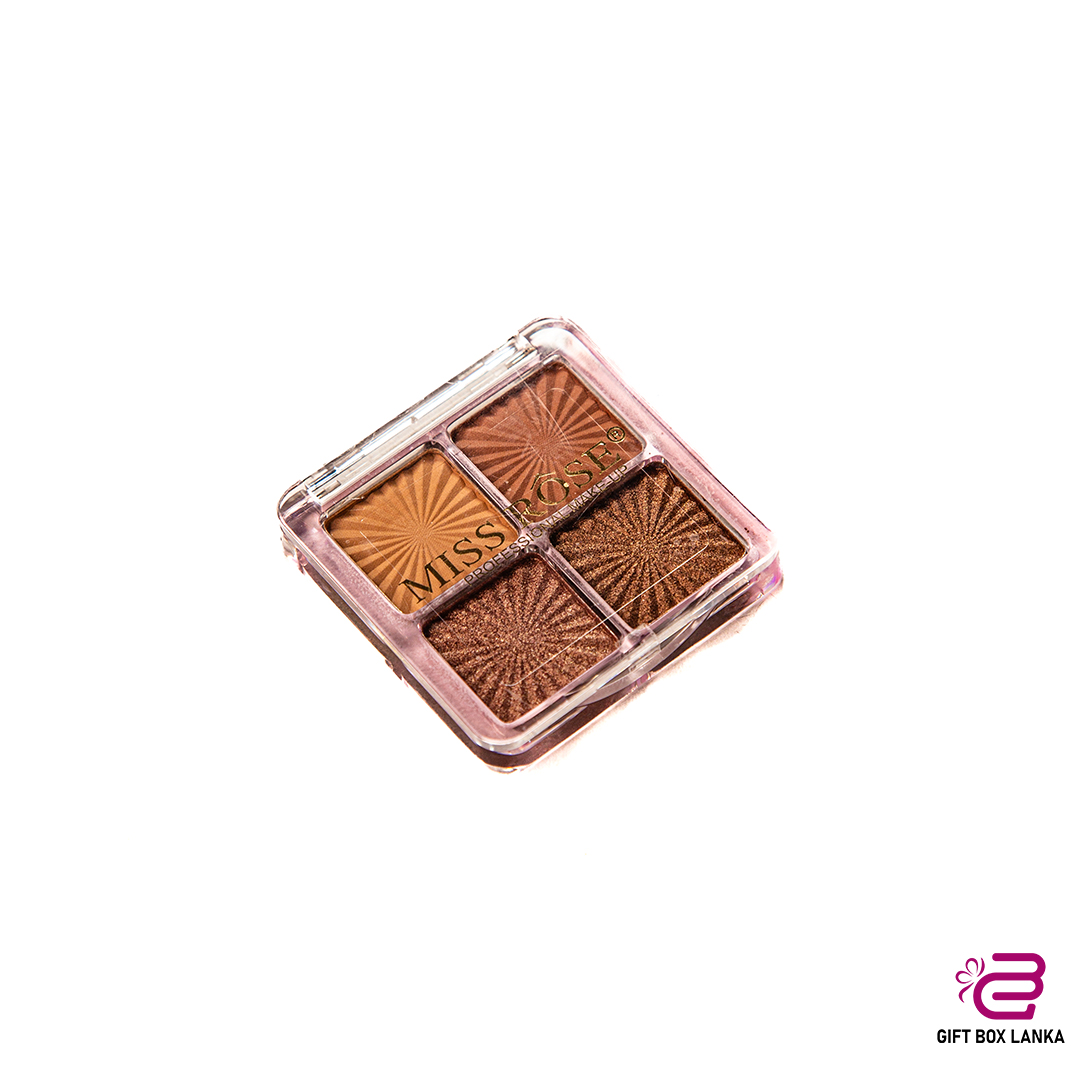 Miss Rose 4Color Eyeshadow Pallet (D- 617)