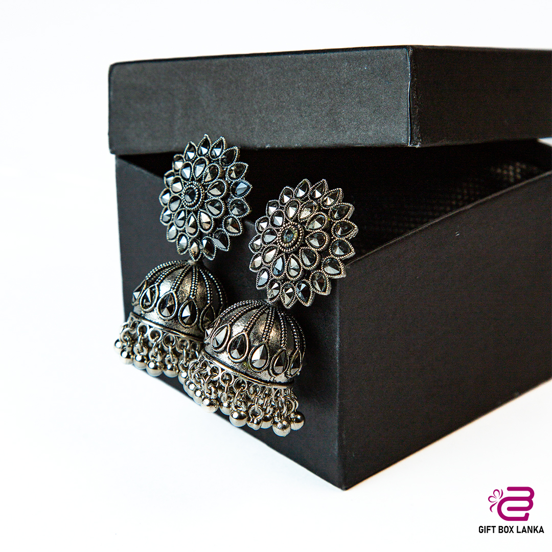 Silver Jhumka Earrings (D- 202)