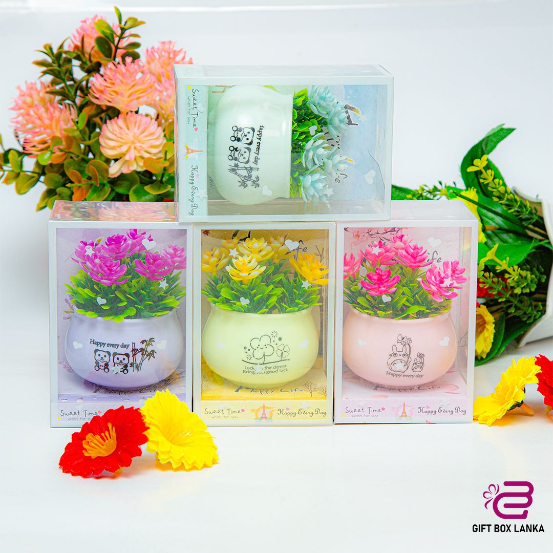 Cute Flower Pot Stratus  (D- 32)