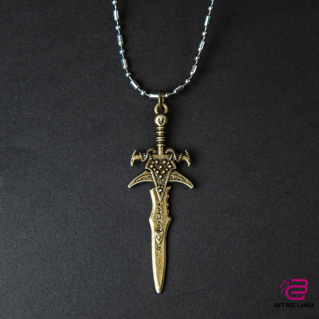 Men Sword Necklace (D- 383)