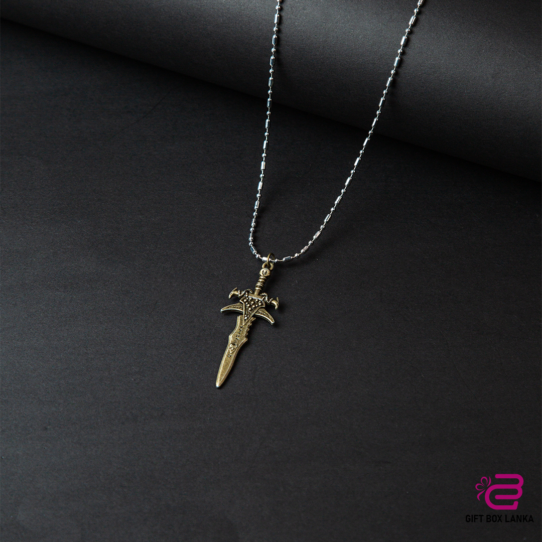 Men Sword Necklace (D- 383)