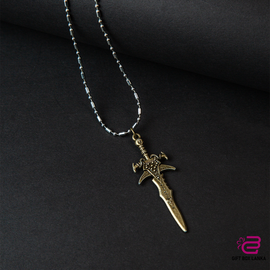 Men Sword Necklace (D- 383)