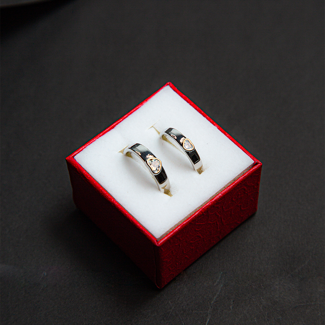Heart Couple Ring (D- 532)