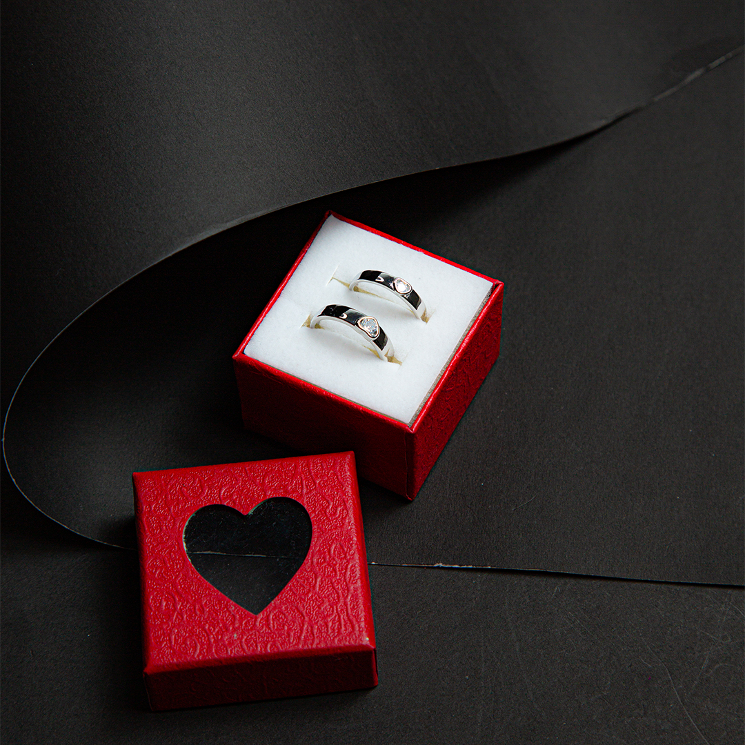 Heart Couple Ring (D- 532)