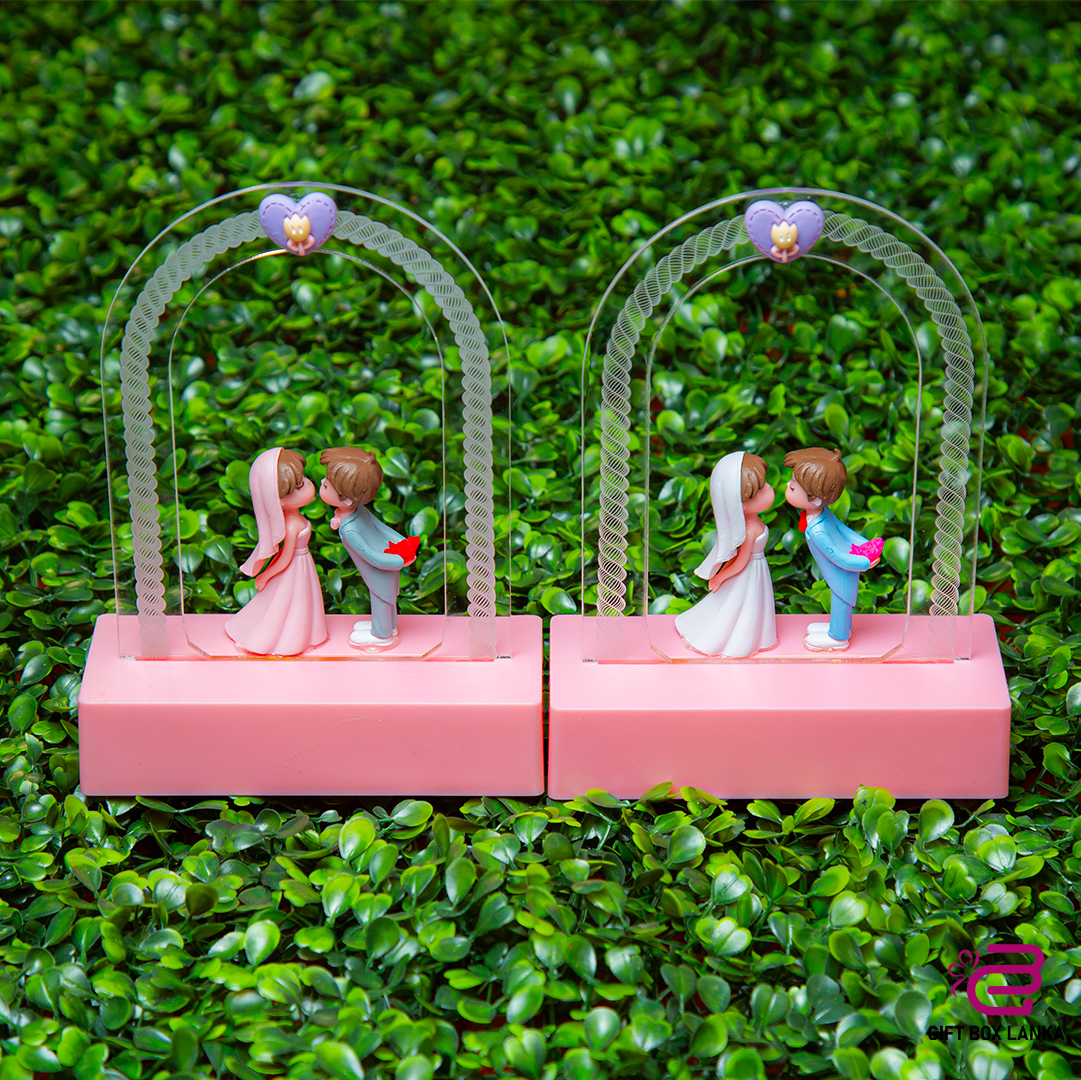 Bride & Groom LED Ornament (D- 1201)