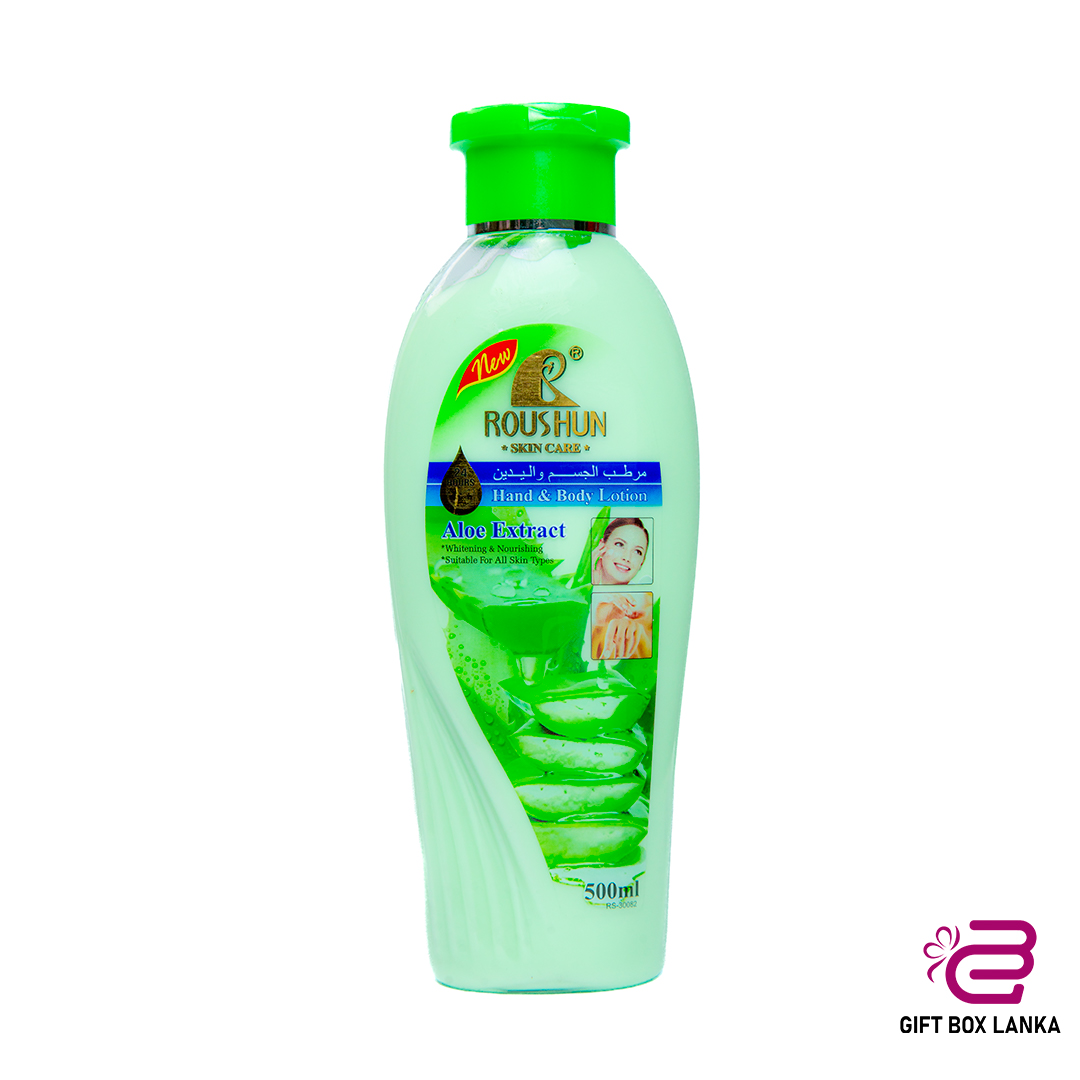 ROUSHUN Aloe Extract Hand & Body Lotion 500ML