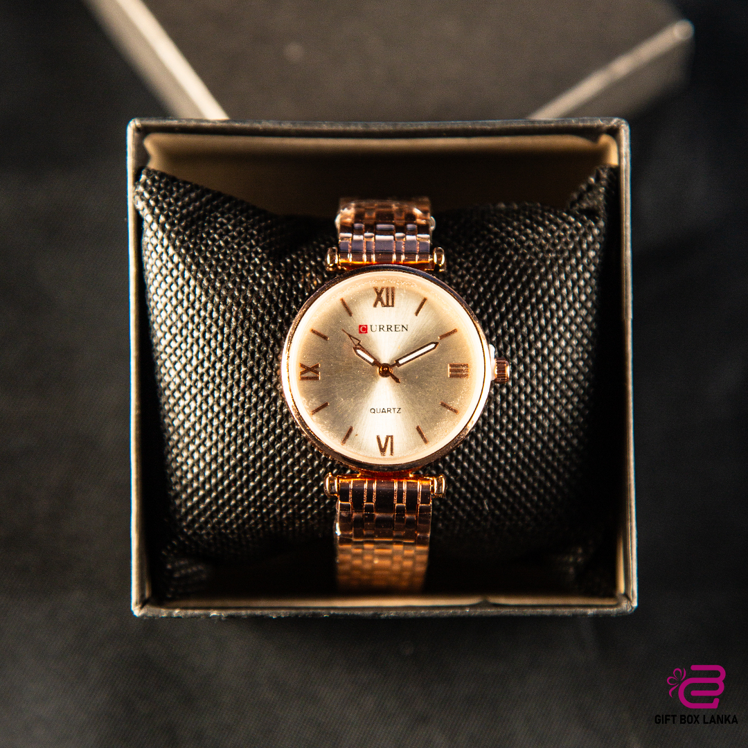 Women CURREN Rose Gold Watch (D- 1247)