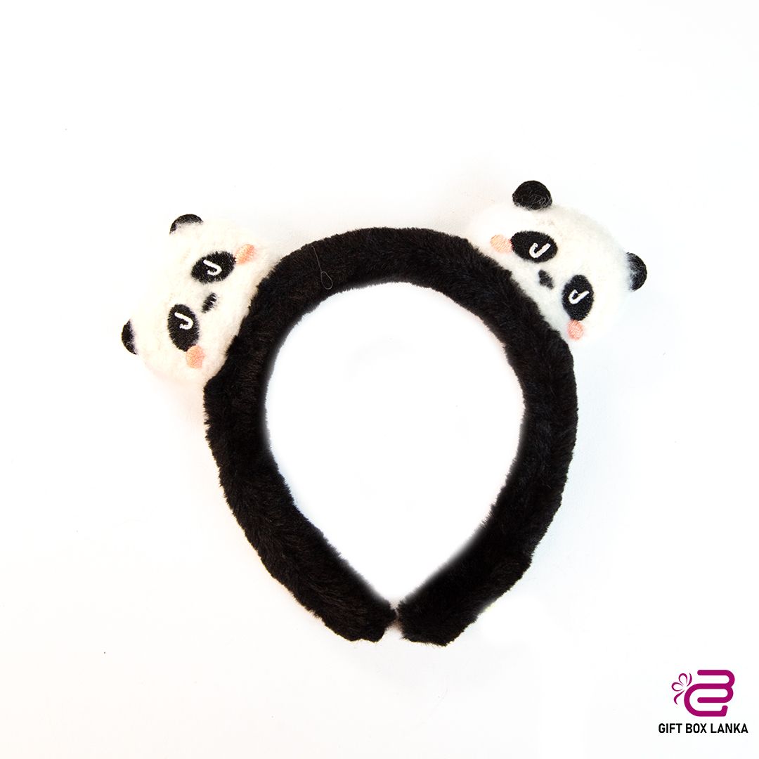 Panda Fluffy Cute Hair Band (D- 781)