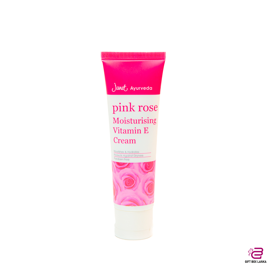 Janet Pink Rose Moisturising Vitamin E Cream 50ml