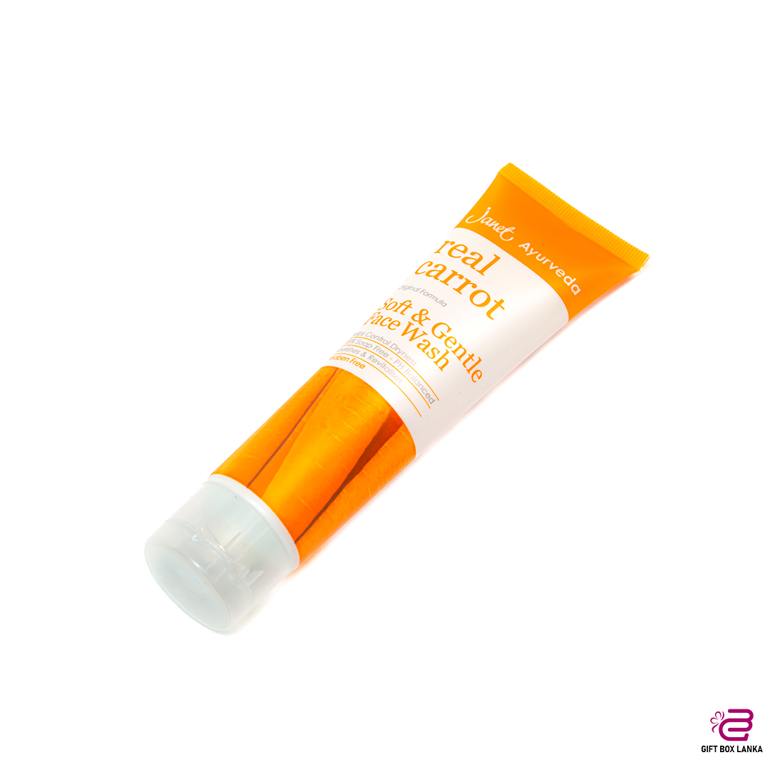 Janet Real Carrot Soft & Gentle Face Wash 100ml