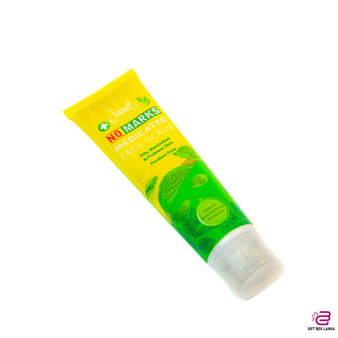 Janet No Marks Medicated Face Scrub 100ml (D-1049)