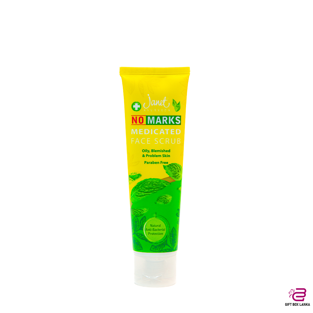 Janet No Marks Medicated Face Scrub 100ml (D-1049)
