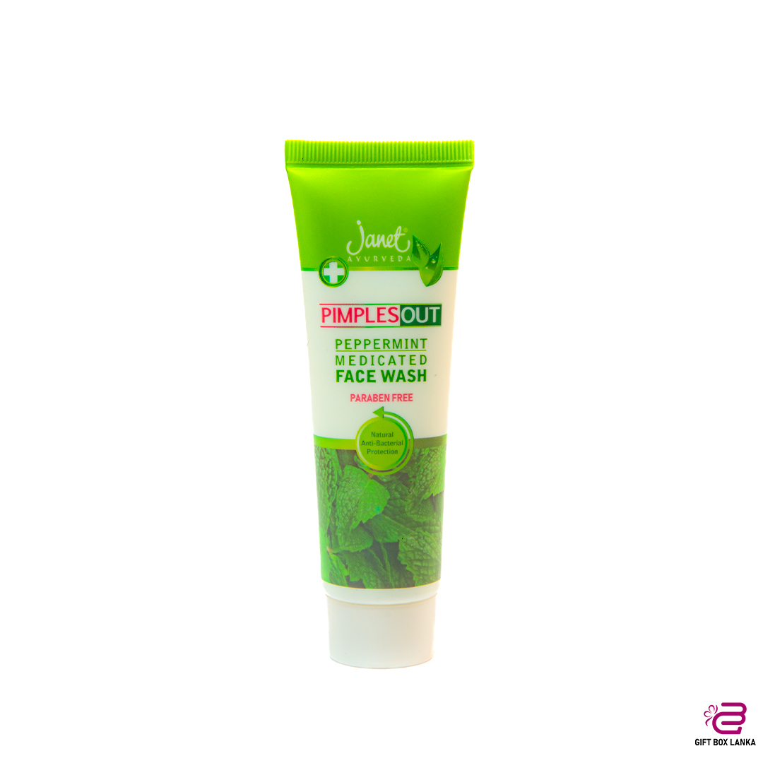 Janet Peppermint Medicated Face Wash 50ml (D-1953/1)