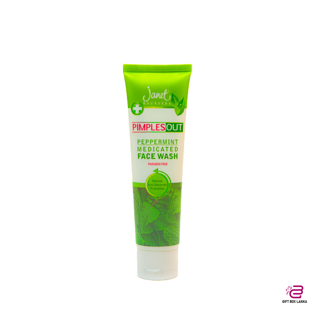 Janet Peppermint Medicated Face Wash 100ml (D-1953/2)