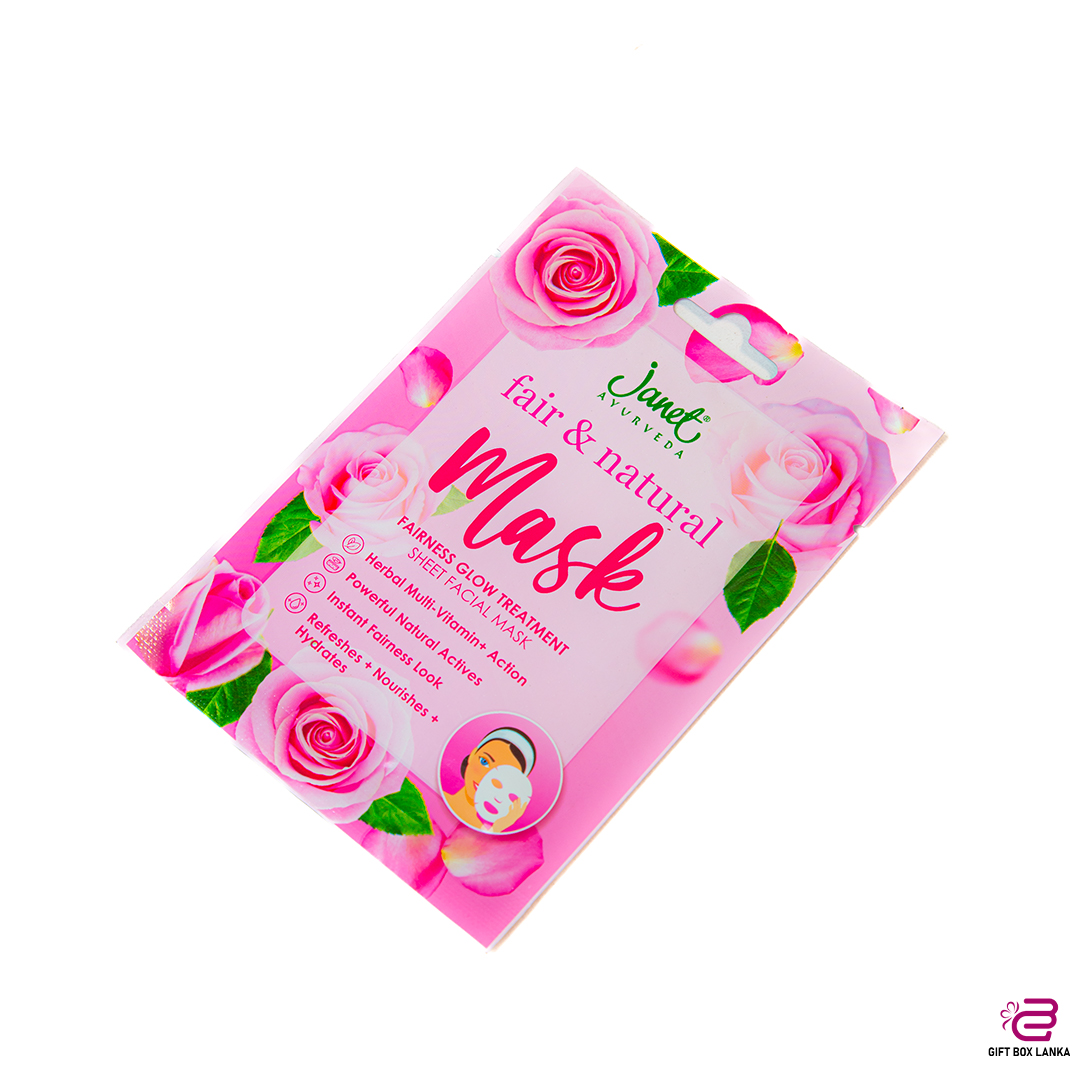 Janet Fairness Glow Treatment Sheet Facial Mask (D-1954/4)